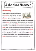 Vorschau - Unterrichtsreihen - Jahr ohne Sommer Lückentext mit Wortspeicher Hörverstehen und Suchsel - Seite 2