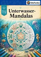 Vorschau - Mal- und Bastelvorlagen - 12 Unterwasser Mandalas – Ausmalbilder Grundschule (Klasse 1–4) | Kostenloses Set für Entspannung & Konzentration - Deckblatt