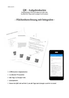 Vorschau - Stationenlernen - Stationsarbeit Flächenberechnung mit Integralen - Deckblatt