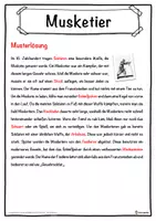 Vorschau - Unterrichtsreihen - Musketier Lückentext mit Wortspeicher Hörverstehen und Suchsel - Seite 2
