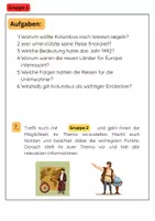 Vorschau - Arbeitsblätter - Entdeckungsfahrten Gruppenarbeit: Kolumbus, Vasco da Gama & Magellan - Seite 2