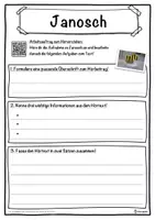 Vorschau - Unterrichtsreihen - Janosch Lückentext mit Wortspeicher Hörverstehen und Suchsel - Seite 3