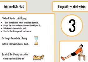 Vorschau - Aufgabenkarten - Trimm dich Pfad (Fitnesstraining) - Seite 3