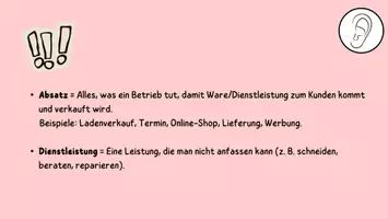 Vorschau - Präsentationen/Tafelbilder - Absatz und Dienstleistungen (Präsentation mit Fallbeispielen) - Seite 3