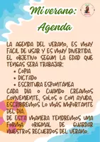 Vista previa - Unidades / Secuencias / Situaciones de Aprendizaje - LA AGENDA DEL VERANO - L'AGENDA DE L'ESTIU - página 3