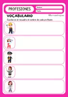 Vista previa - Hojas de trabajo - Las profesiones - hojas de trabajo - página 3