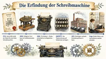 Vorschau - Arbeitsblätter - Arbeitsblätter zum Thema "Schreibmaschine" + Lösung & MP3 + Infografik - Seite 3