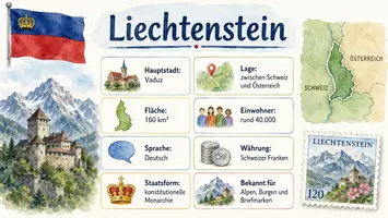 Vorschau - Arbeitsblätter - Arbeitsblatt "Liechtenstein" + Onlineübung & MP3 + Infografik - Seite 2