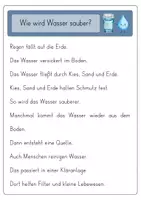 Vorschau - Arbeitsblätter - Wasser - Arbeitsblätter und Experimente - Seite 1