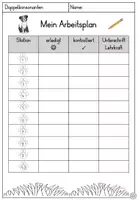 Vorschau - Stationenlernen - Doppelkonsonanten Lernstationen Deutsch 3. Klasse - Seite 1