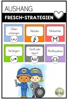Vorschau - Poster - FRESCH-Strategien – Merkfächer, Aushänge & Elternbrief | Rechtschreibung Grundschule & Volksschule - Seite 1