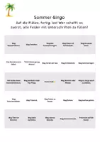 Vorschau - Arbeitsblätter - Sommer-Bingo (6 Bingovarianten) für die 3./4.Klasse - Seite 3