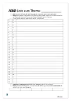 Vorschau - Arbeitsblätter - ABC-Liste - Seite 2