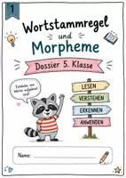 Vorschau - Arbeitsblätter - Dossier Wortstamm_Morpheme - Deckblatt