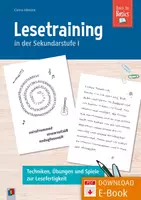 Vorschau - Arbeitsblätter - Lesetraining in der Sekundarstufe I: Techniken, Übungen und Spiele zur Lesefertigkeit - Deckblatt