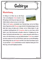 Vorschau - Unterrichtsreihen - Gebirge Lückentext mit Wortspeicher Hörverstehen und Suchsel - Seite 2