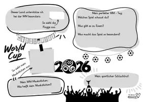 Vorschau - Arbeitsblätter - Meine Fußball-WM - Deckblatt