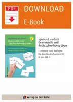 Vorschau - Arbeitsblätter - Spielend einfach Grammatik und Rechtschreibung üben: Lernspiele und Vorlagen für den Deutschunterricht in der Sek I - Seite 1