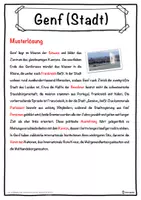 Vorschau - Unterrichtsreihen - Genf (Stadt) Lückentext mit Wortspeicher Hörverstehen und Suchsel - Seite 2