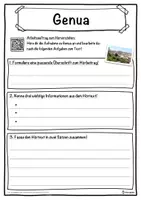 Vorschau - Unterrichtsreihen - Genua Lückentext mit Wortspeicher Hörverstehen und Suchsel - Seite 3