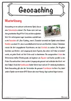 Vorschau - Unterrichtsreihen - Geocaching Lückentext mit Wortspeicher Hörverstehen und Suchsel - Seite 2