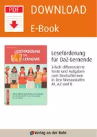 Vorschau - Arbeitsblätter - Leseförderung für DaZ-Lernende: 3-fach differenzierte Texte und Aufgaben zum Deutschlernen in den Niveaustufen A1, A2 und B1 - Seite 1