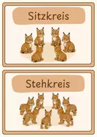 Vorschau - Poster - Klassentier Luchs Sozialformen Tafelmaterial - Seite 2