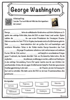 Vorschau - Unterrichtsreihen - George Washington Lückentext mit Wortspeicher Hörverstehen und Suchsel - Seite 1