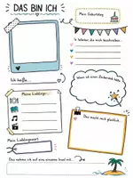 Vorschau - Arbeitsblätter - Das bin ich - Deckblatt