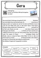 Vorschau - Unterrichtsreihen - Gera Lückentext mit Wortspeicher Hörverstehen und Suchsel - Seite 1