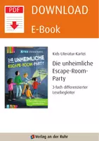 Vorschau - Arbeitsblätter - Die unheimliche Escape-Room-Party – 3-fach differenzierter Lesebegleiter: Begleitmaterial zur Klassenlektüre - Seite 1