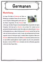 Vorschau - Unterrichtsreihen - Germanen Lückentext mit Wortspeicher Hörverstehen und Suchsel - Seite 2
