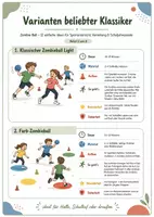 Vorschau - Spiele - Sportunterricht Ballspiele Mega Bundle – 108 Spielideen & Varianten für Fußball, Basketball, Handball, Völkerball, Brennball & Zombieball - Seite 2