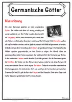 Vorschau - Unterrichtsreihen - Germanische Götter Lückentext mit Wortspeicher Hörverstehen und Suchsel - Seite 2