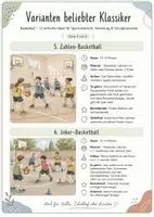 Vorschau - Spiele - Basketball-Varianten für den Sportunterricht – 24 kreative Spielideen für Sporthalle, Vertretung & Schuljahresende - Seite 3