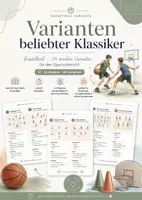 Vorschau - Spiele - Basketball-Varianten für den Sportunterricht – 24 kreative Spielideen für Sporthalle, Vertretung & Schuljahresende - Deckblatt