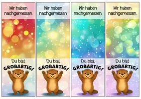 Vorschau - Anderer Materialtyp - Motivationskärtchen Biber Lineal - Seite 3