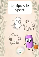 Vorschau - Spiele - Laufpuzzle-Sport laufen - puzzeln - Freude - Deckblatt