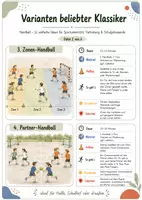 Vorschau - Spiele - Handball-Varianten für den Sportunterricht – 24 kreative Spielideen für Sporthalle & aktive Sportstunden - Seite 2