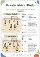 Vorschau - Spiele - Handball-Varianten für den Sportunterricht – 24 kreative Spielideen für Sporthalle & aktive Sportstunden - Seite 3