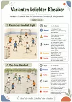 Vorschau - Spiele - Handball-Varianten für den Sportunterricht – 24 kreative Spielideen für Sporthalle & aktive Sportstunden - Seite 1