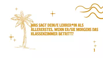Vorschau - Arbeitsblätter - Fragen für die Abschlusstage: Wie gut kennst du deine/n Lehrer*in? - Seite 1