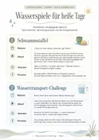 Vorschau - Spiele - Wasserspiele für heiße Tage – 42 Sportspielideen für Sommer, Sportunterricht, Vertretung, Sportfeste & Schuljahresende - Seite 1
