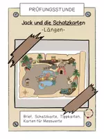 Vorschau - Bildkarten - Jack und die Schatzkarten (Prüfungsstunde) - Deckblatt