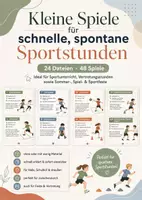Vorschau - Spiele - Kleine Spiele für schnelle Sportstunden – 48 Bewegungsspiele für Sportunterricht, Vertretung & zwischendurch - Deckblatt