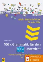 Vorschau - Arbeitsblätter - 100 x Grammatik für den DAZ-Unterricht: Abwechslungsreiche Arbeitsblätter für die Sekundarstufe - Deckblatt