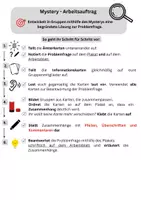 Vorschau - Anderer Materialtyp - Mystery Methodenkarte - Deckblatt