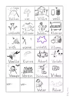 Vorschau - Mal- und Bastelvorlagen - Vv Bastelvorlage Lautzuordnung Buchstabe Vogel Vase - Seite 3