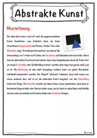 Vorschau - Unterrichtsreihen - Abstrakte Kunst Lückentext mit Wortspeicher Hörverstehen und Suchsel - Seite 2