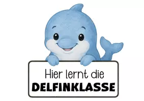 Vorschau - Poster - Türplaket Delfinklasse Klassentier Delfin - Seite 2